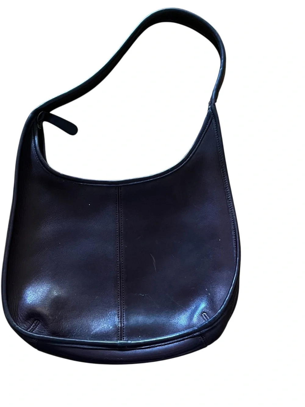 Coach Dark Brown Leather Shoulder Bag